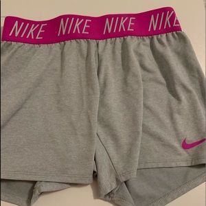 Nike gray athletic shorts